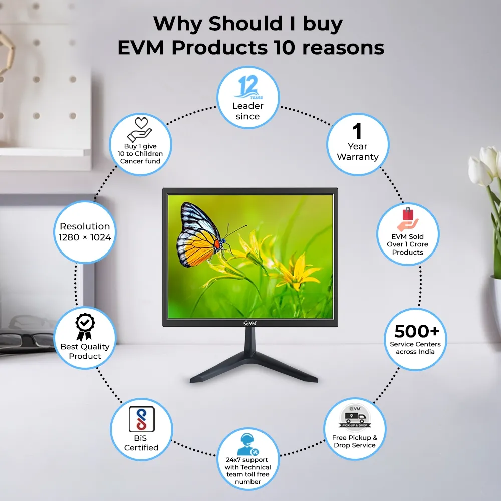 EVM LED Monitor 17" With HDMI | VGA (Grand 175) view 3
